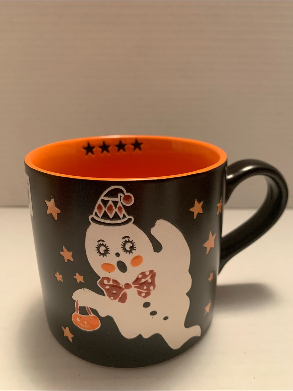 Eli + Ana Halloween Flying Ghost Retro Ceramic Mug NEW